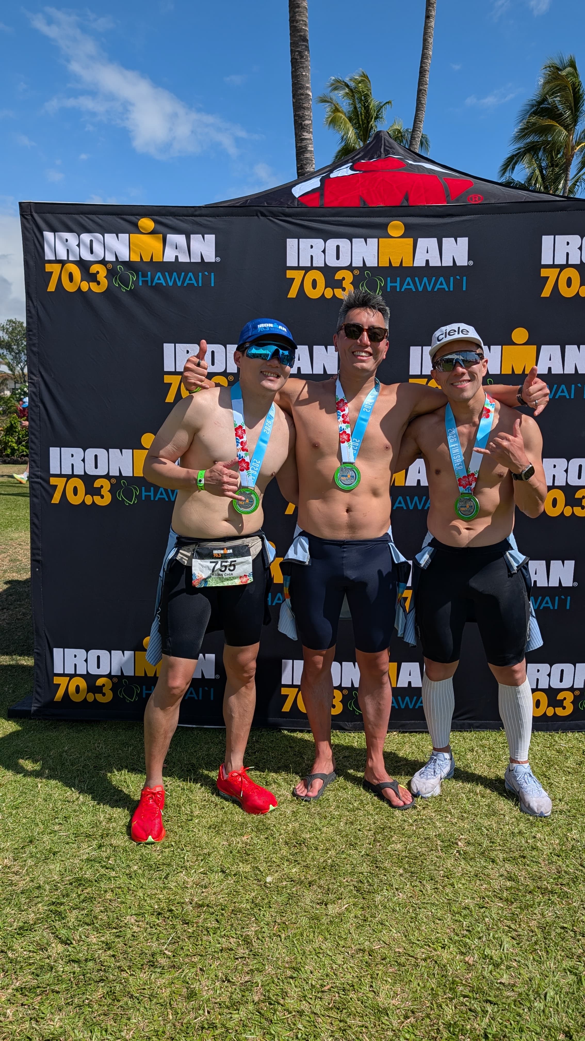 Austin Wang at IRONMAN 70.3 Hawaii